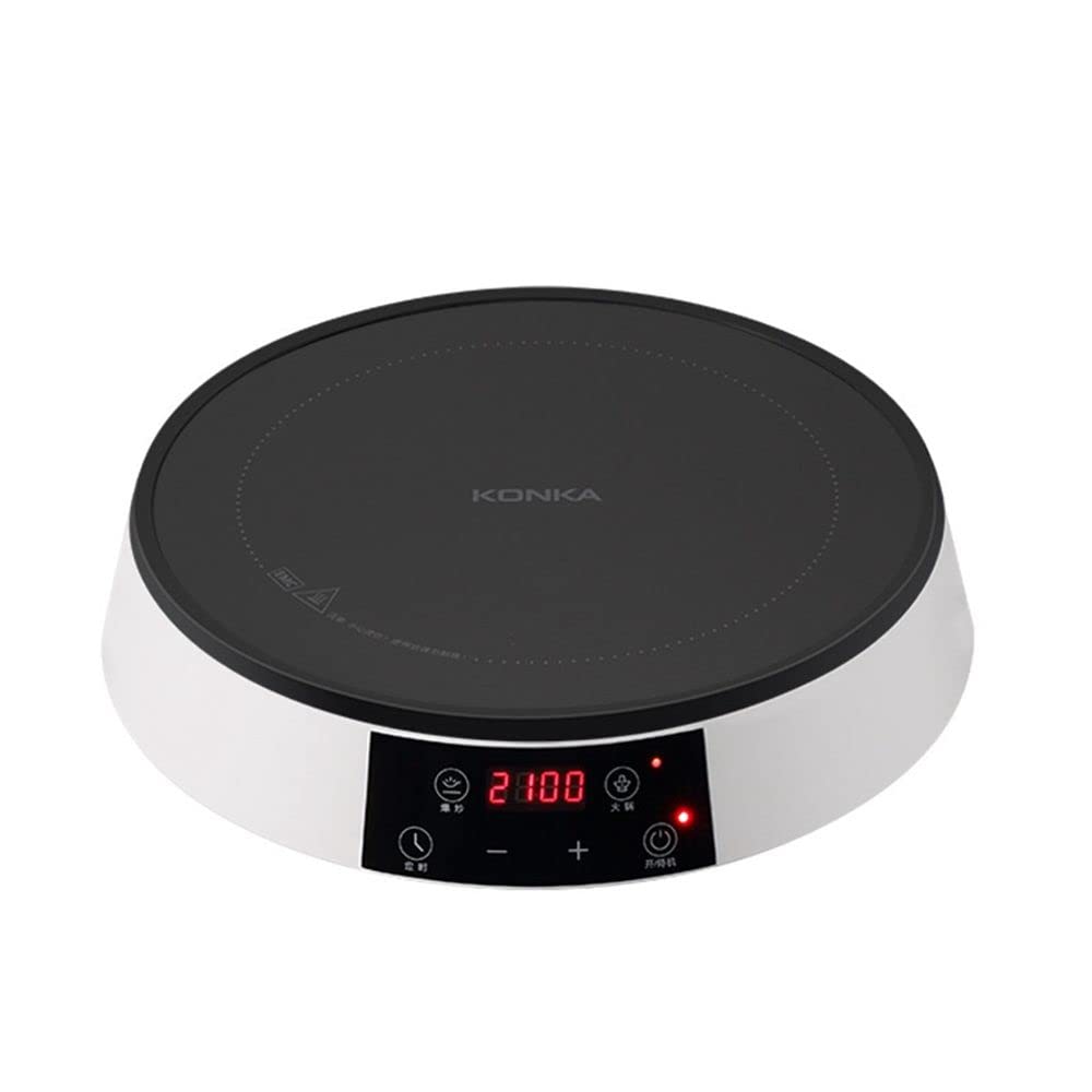 XYAM Multifunctional Cooktop Plate Induction Cooker Heat Plate Hot Pot Circular Mini 2100W 220V Smar
