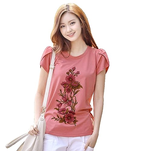 Image of Venisa Lycra Printed Casual Wear Tshirt