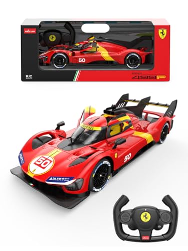 Ferrari 499P télécommandée 2.4 GHz RASTAR avec 2 vitesses et suspensions actives