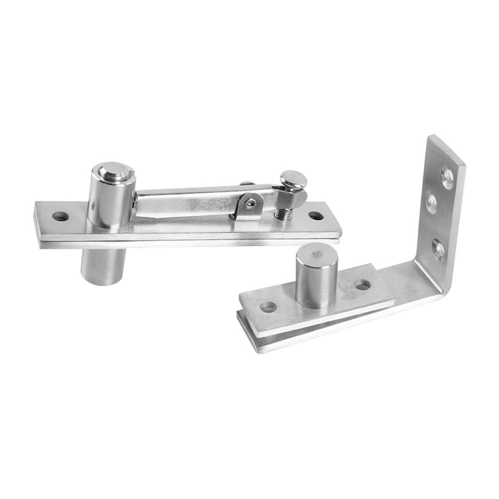 Laroal Pivot Hinge Stainless Steel Conceal Door Pivot Hinge For Wooden Secret Door 180° Rotation Heavy Duty Conceal Secret Door Hinge For Hidden Door Bookcase - Image 2