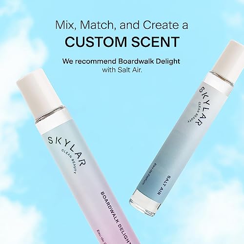 Skylar Boardwalk Delight Eau De Perfume - Hypoallergenic & Clean Perfume For Women & Men, Vegan & Safe For Sensitive Skin - Sweet Perfume With Notes Of Cotton Candy, Pure Vanilla & Coconut Milk - (10Ml /0.33 Fl Oz) #TOP5