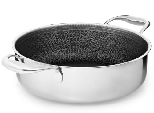 Onyx Cookware Schmorpfanne 32 cm, 7 l | Bräter mit Hohem Rand...