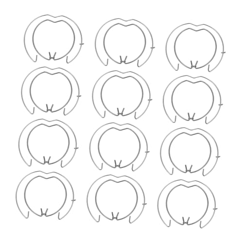 Alipis 30pcs Spring Clips for Downlights Fixing Clip Rings Spotlight Retaining Rings Metal Spring Clips Lamp Installation Parts