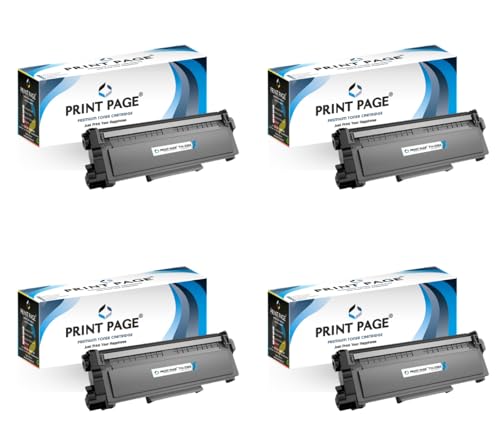 TN-2365 Toner Cartridge Compatible for Printers HL-L2321D, L2361DN, L2366DW, L2320d, DCP-L2541DW, L2520D, MFC-L2701D, L2701DW (TN-2365 - Set of 4)