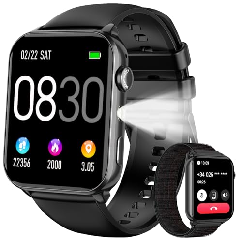 Baolubao Reloj Inteligente Hombre Mujer, Smartwatch Hombre con Esfera DIY, 2026 Reloj Inteligente con Llamadas, IT 100+ Modos Deportivos, IP68 Impermeable Smartwatch para iOS Android