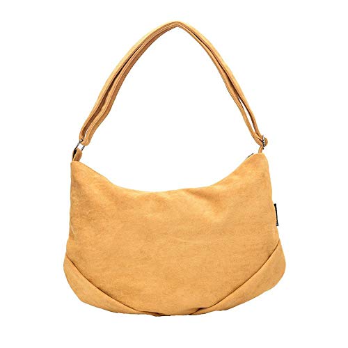 Cuttey Bolso de Hombro multifunción para Mujer: Paquete de Diagonal de Hombro de Pana Coreana para Mujer, Bolso de Gran Capacidad de Tela Suave de Color sólido