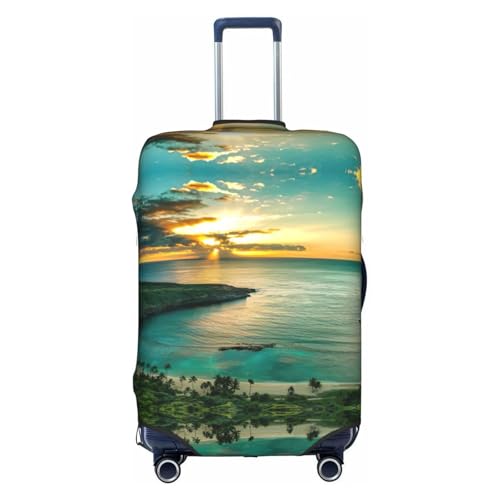 Housse de bagage Oahu pliable blanche taille L pour valise de voyage