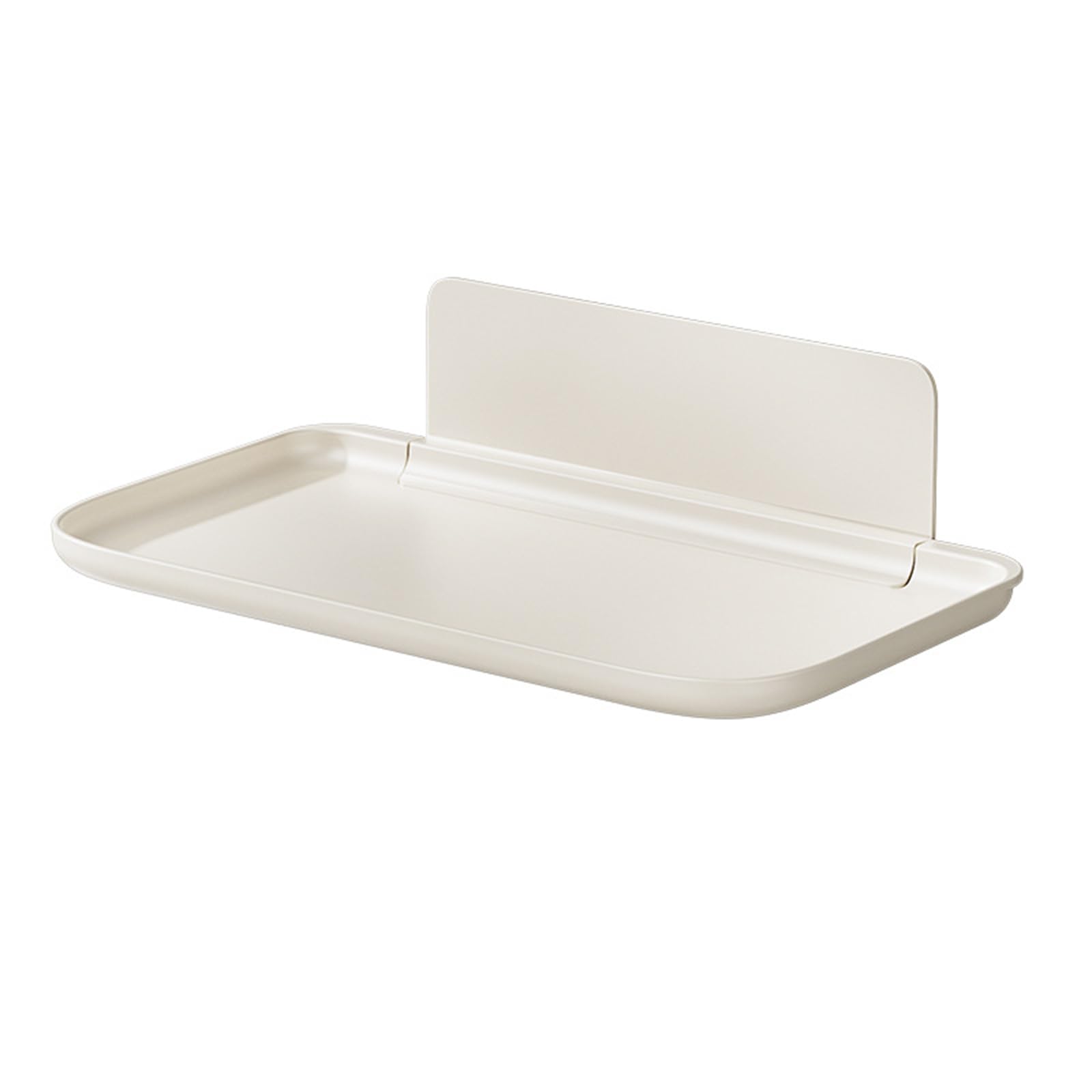 Qusinfc Foldable Wall Mounted Shelf Bathroom Storage Organiser Space Saving Rack for Small Spaces Collapsing Wall Shelf