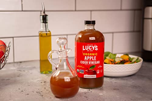Lucy'S Family Owned - 34Oz. Glass Bottle (2 Pack) Organic, With The Mother, Apple Cider Vinegar thumb #5