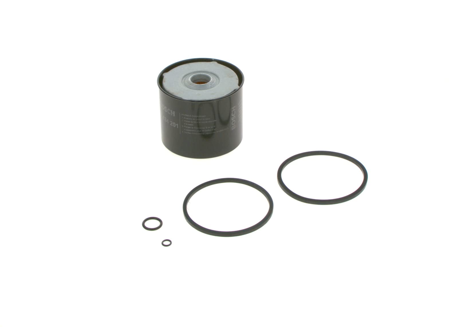 Bosch N4432 Filtre à Carburant Diesel - Sépare les Particules du Carburant - Protège le Système d'Injection (Lot de 4)
