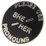 GALPADA Gender Identitäts Brosche Pin Abzeichen Für Unisex Leicht Und Für Büro Und Ausdruck Von Geschlechtsidentität Modisches Accessoire