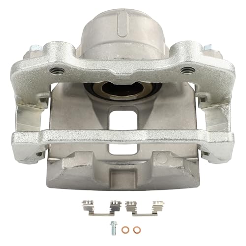 Image of 18B4968A Front Right Disc Brake Caliper Assembly w /Bracket