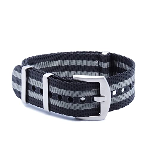 Image of WAMD Seat Belt NATO Watch Straps /Bands - 18mm,20mm,22mm and 24mm Nylon Watch Straps for Watches - Multicolour Options