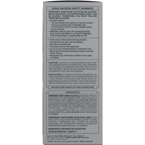 L’Oréal Paris 71249383216 L'Oreal Paris Feria Multi-Faceted Shimmering Permanent Hair Color, Smokey Silver thumb #7