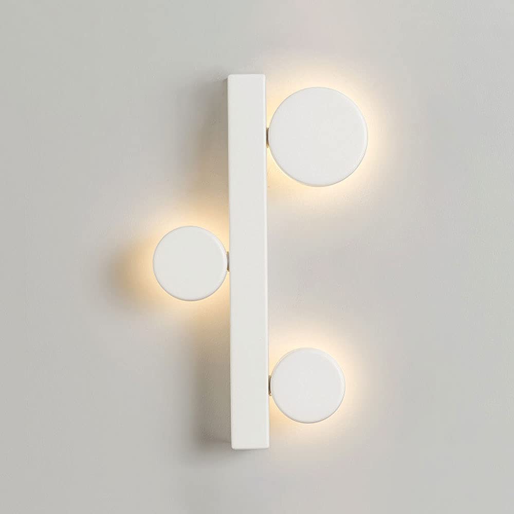 Aplique de pared LED redondo nórdico de alta durabilidad para decoración interior
