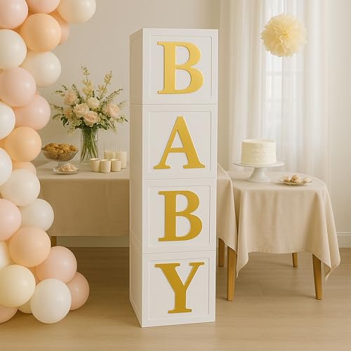 Shimmer Anna Shine Baby Shower Balloon Boxes