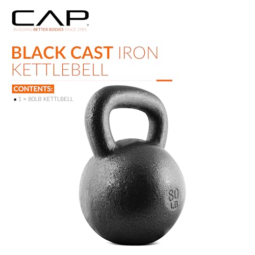 Image of CAP Barbell Cast Iron Kettlebell - Singles and Sets, Multiple Weight Choices