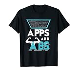 Aplicaciones y abdominales Programador de aplicaciones Nerd Camiseta