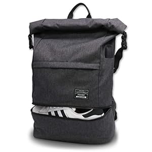 Sporttasche für männer Frauen, Umhängetasche für das Fitnessstudio, Reiserucksack,Gym Bag 3 in 1 Design mit Schuhfach, Gym Tasche wasserdicht und leicht