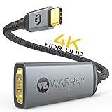 👍【Durchdachtes und langlebiges Design】Dieser USB -C zu HDMI-Adapter mit 24k-vergoldeten Steckern, die eine gute Verbindung mit Ihren Geräten für eine stabile Signalübertragung herstellen. Premium-Gehäuse aus Aluminiumlegierung zur besseren Kühlung.Stromlinienförmige Metallteile, nahtlos verbunden, kompakt und leicht, greifen Sie zu und los geht's.Die griffige Daumenposition macht die Verbindungsschnittstelle zum Kinderspiel.