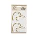 Ducks Unlimited 4" Duckhead Decal (Gold, Set of 2)