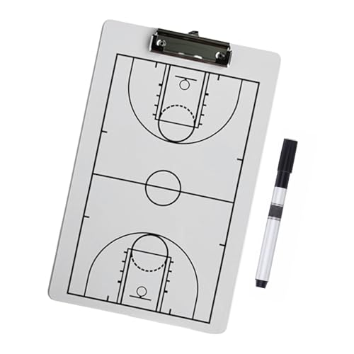Kangnice Sport Strategy Coaching Boards 13.78x8.66inch Drawing Marker Portable for Basketball/Volleyball/Handball/Football