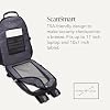 SWISSGEAR 1900 ScanSmart Mochila para Laptop, Compatible con la Mayoría de Laptops de 17 Pulgadas, Diseño Plano Amigable con TSA, Protección RFID y Bolsillo para Tablet, Negro, 31L, 18.5 Pulgadas 4