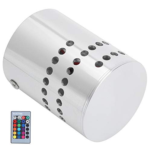 Image of Garosa Spiral LED Wall Light, 3W Aluminum Sconce, RGB Colorful, 2.8x2.2 Inch, with Remote Control, for Home Party Bars Hotel Indoor