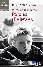 Download Mémoire de maîtres, paroles d'élèves PDF