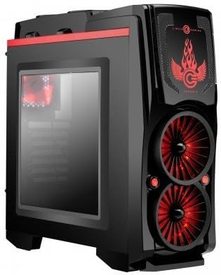 Circle Gaming Phoenix ATX Tower Case with Transparent Side Panel Cases