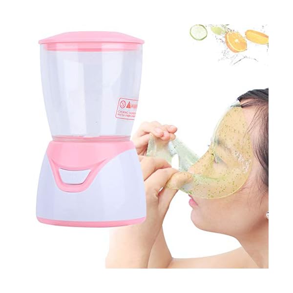Gegong Face Mask Maker Machine with 32Pcs Collagen, Face Mask Machine, Facial Treatment, DIY Natural Fruit Vegetable Mask SPA Skin Care for Eye Chest Hand Neck Skin Care (Machine)