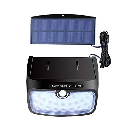Lampe Solaire 48 LED, Séparable Panneau Solaire,LED Lumière Détecteur de Mouvement Luminaire Extérieur Économie d'Énergie Lumières Extérieures Pour Jardin, Patio, Terrasse, Cour, Accueil, Allée Cover