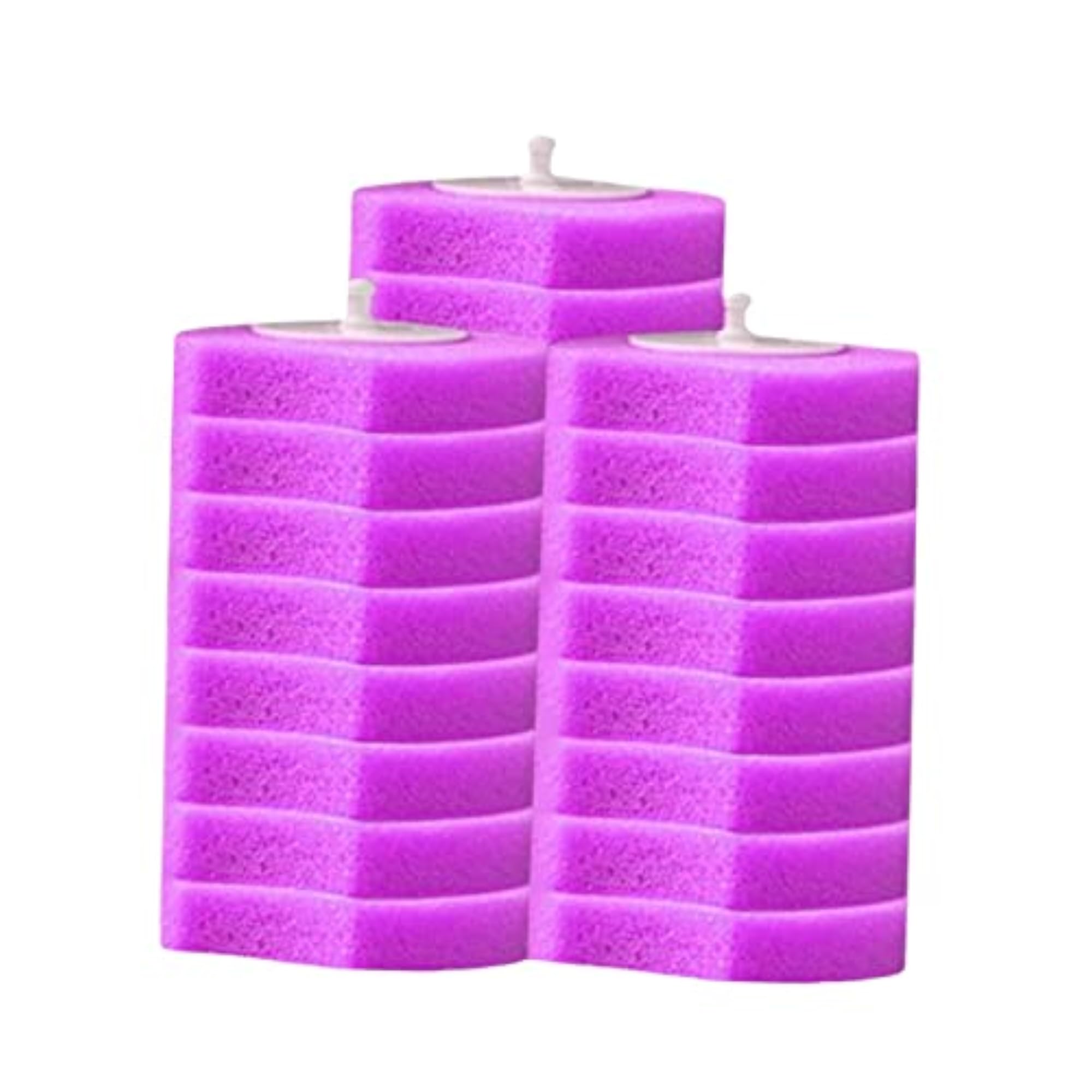 Disposable Toilet Brush Cleaning Tool with Purple Head
