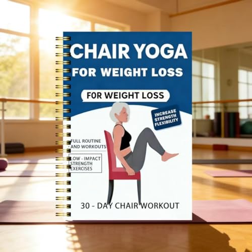 30-Day Chair Yoga Weight Loss Planner – 15-Minute Daily...