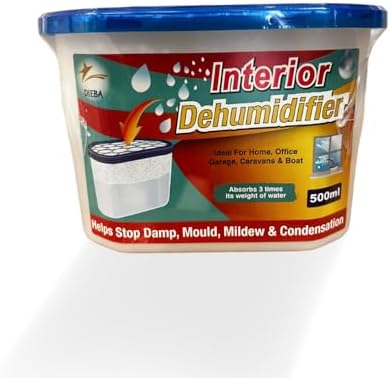 DIEBA Pack of 10 Interior Dehumidifiers for Stop Damp, Interior