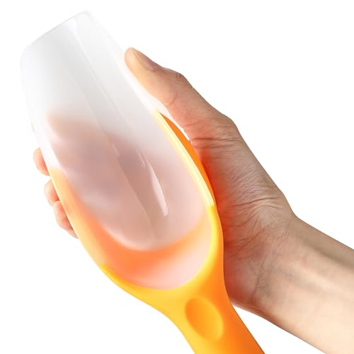 Image of Spring Chef Magnetic Ice Scoop for Freezer, BPA-Free Food Scooper, Mango