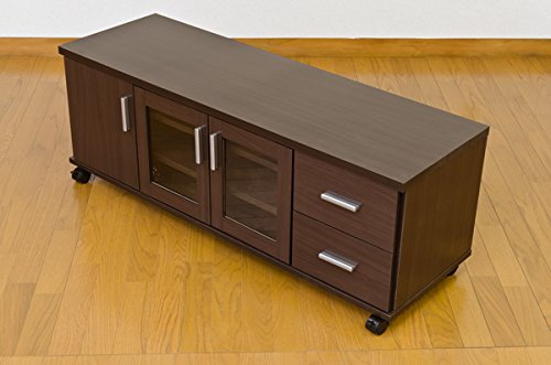 Amazon | TREVIS 収納TVボード 幅120cm ダークブラウン HIT-08DBR