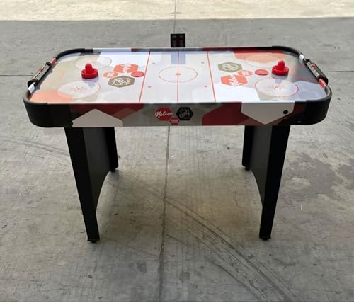 Image of RUP Air Hockey Table, 4ft Electric Powered, Digital Scoreboard, 2 Players Game Set with Pucks and Pushers
