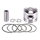 GOOFIT 39 mm Kit Kolben Ersatz für GY6 50 cc 139QMB Mofa