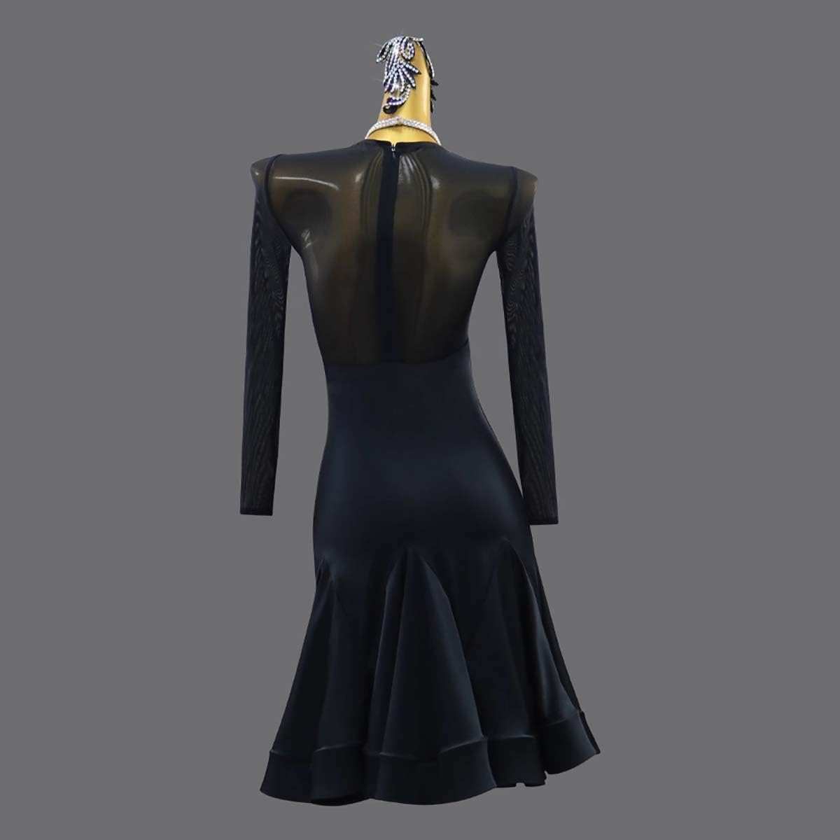 Latein Übungsrock Für Damen Elegantes Cha Cha Performance Kleid Ballett Ballsaal Tanzkleider Blaue Tango Wettkampf Tanzbekleidung Samba Kleidung