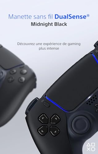 Sony - Manette PlayStation 5 officielle DualSense | Sans fil, Batterie rechargeable, Bluetooth, Compatible avec PS5 et P