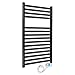 Produktbild Heizkörper Badheizkörper rein elektrisch mit Thermo-Timer ELEKTRO schwarz gerade 764 x 500