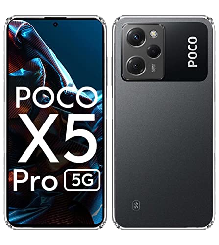 Image of Soft Silicone TPU Back Cover Compatible with Poco X5 Pro 5G / Redmi Note 12 Pro 5G