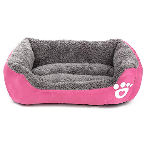 Tick Tocking Cama para Perros, sofá para Mascotas, Alfombrilla Grande para Cachorros, Gatos, Nido, cálida, Suave, acogedora, cojín para Camas de Perro para Perros medianos