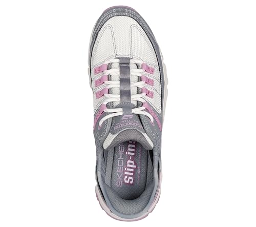 Skechers Sport Women's Women's Hands Free Slip-INS Summits at Sneaker, GYPK=Grey Pink, 5.53