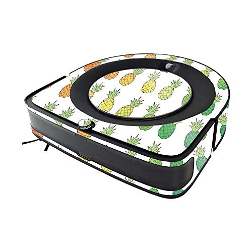 Image of MightySkins Glossy Glitter Skin Compatible with iRobot Roomba s9 Vacuum - Rainbow Pineapples | High-Gloss Glitter Finish | Easy to Apply & Change Style | Made in The USA