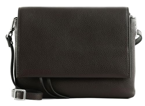 Sac à épaule Three Gianni Chiarini en cuir marron espresso