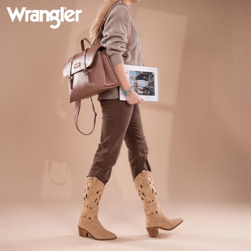 Image of Wrangler Laptop Bag for Women Messenger Bag Briefcase Computer Backpack Convertible Satchel Bag