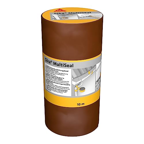 SIKA - Bande d'étanchéité autocollante pour la réparation de toiture/gouttière Multiseal Terre Cuite - Multisupports - Résistant aux UV/Déchirure - Pose...