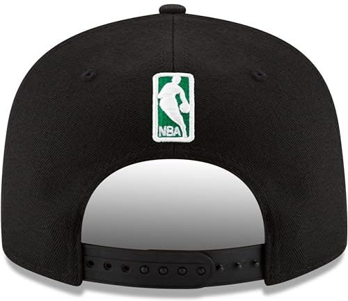 New Era NBA Black 9FIFTY Adjustable Snapback Hat Cap One Size Fits All